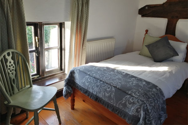 Bedroom interior at The Stableyard